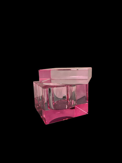 Square Glass liquid Jar