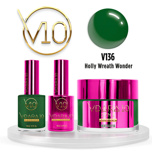 Vdara10 V136 Trio - Holly Wreath Wonder