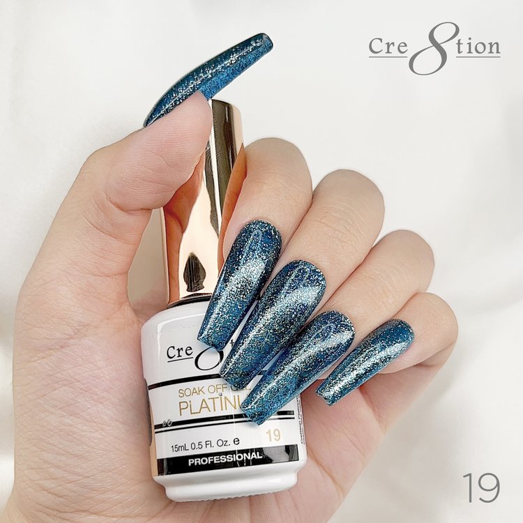 Cre8tion Platinum Soak Off gel - 19