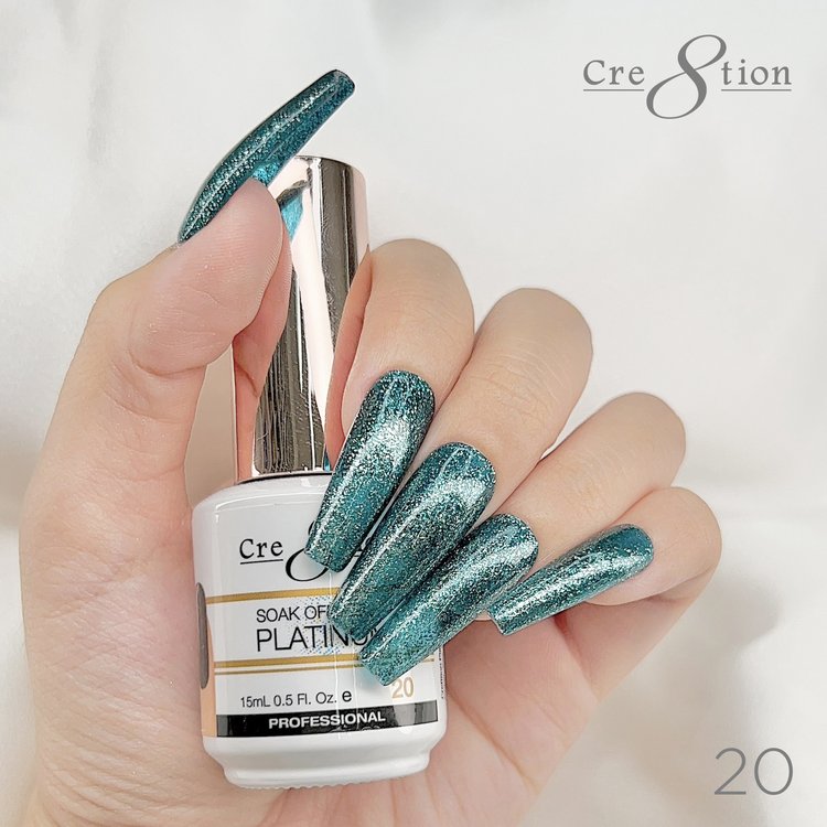 Cre8tion Platinum Soak Off gel - 20