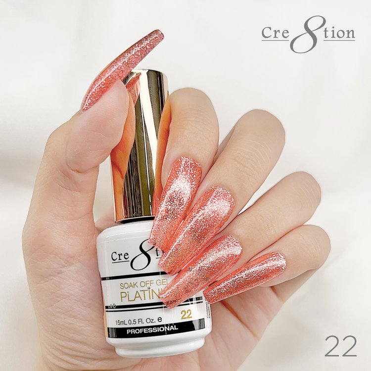 Cre8tion Platinum Soak Off gel - 22