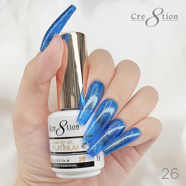 Cre8tion Platinum Soak Off gel - 26