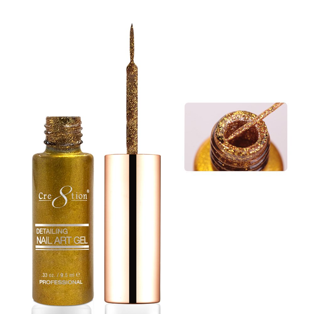 CRE8TION GEL ART LINER 26 GOLD GLITTER