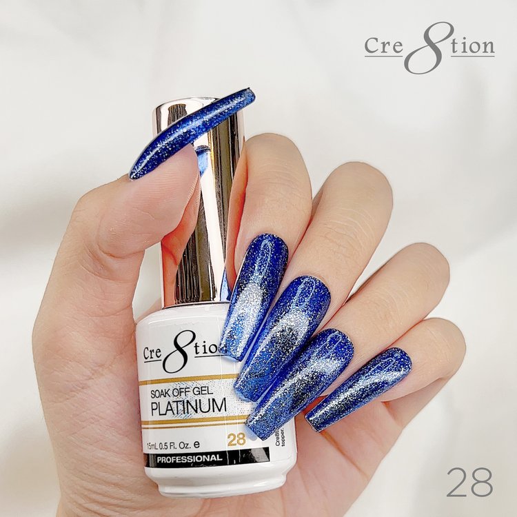 Cre8tion Platinum Soak Off gel - 28