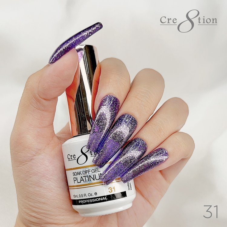 Cre8tion Platinum Soak Off gel - 31