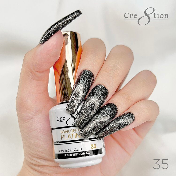 Cre8tion Platinum Soak Off gel - 35