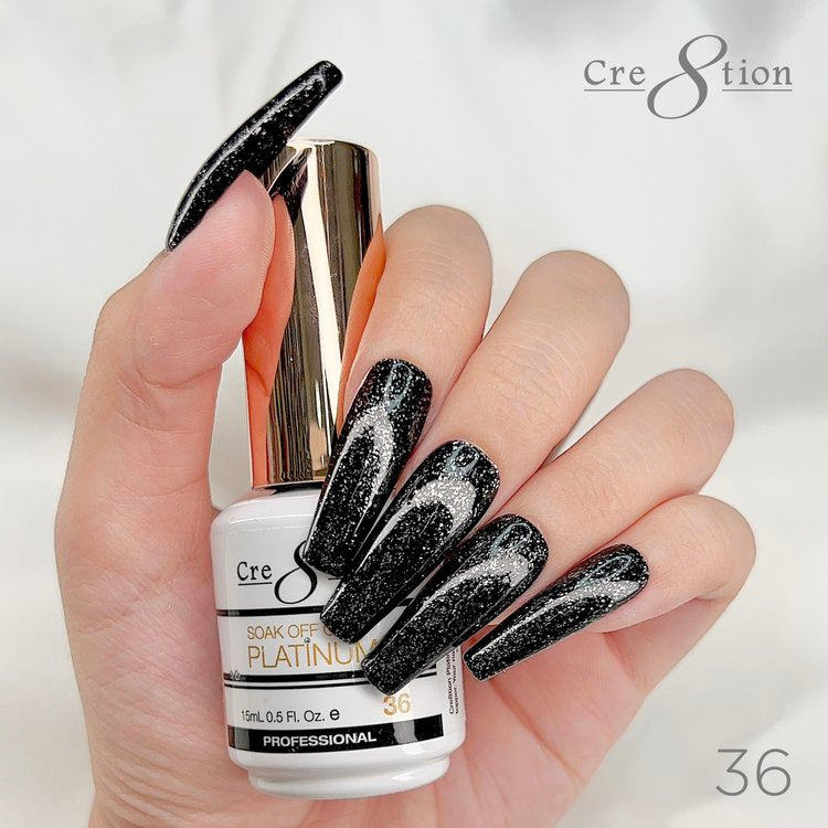 Cre8tion Platinum Soak Off gel - 36