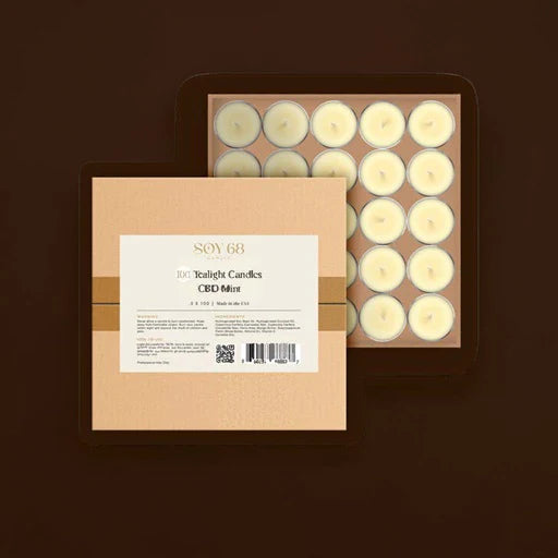 Soy 68 Moisturizer Candle: 0.5 oz (Tealight) X 100/BOX