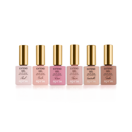 Apres Color Extend Gel in (Bottle Set of 6) 15ml ea.