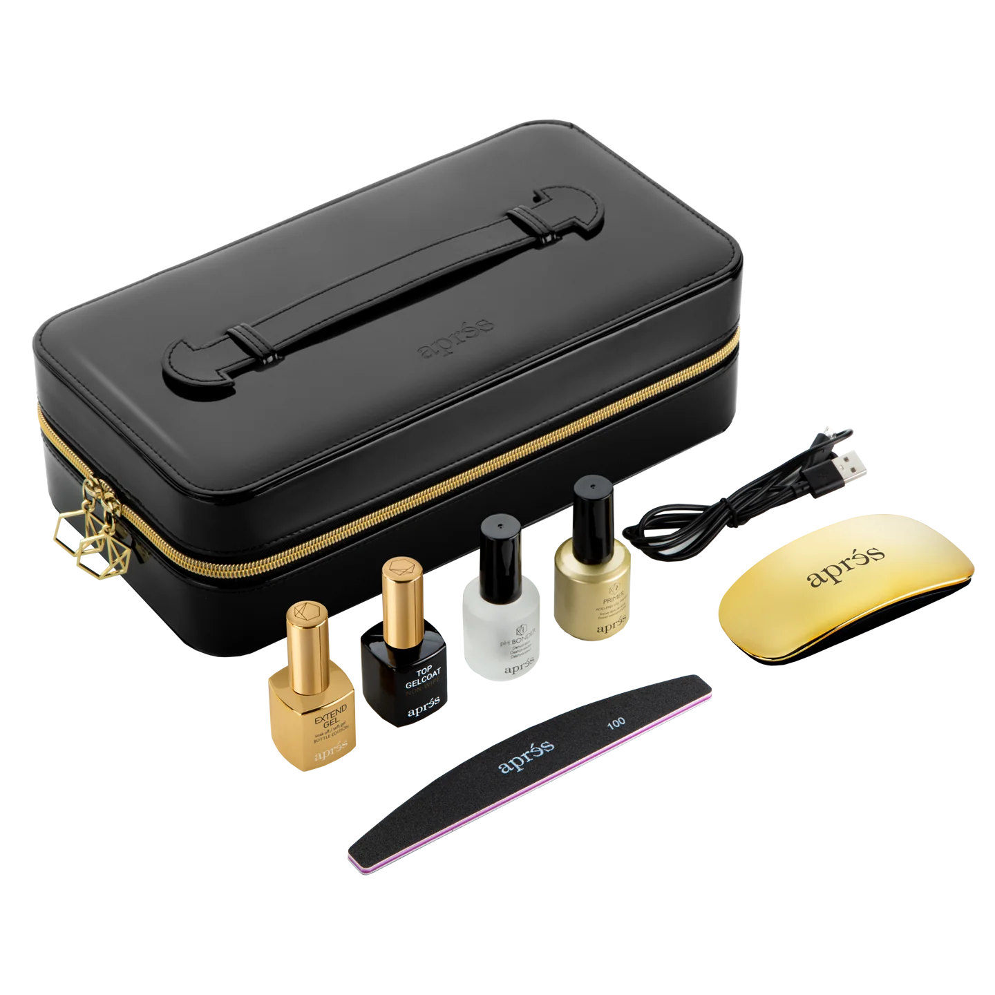 New Generation GEL-X Set (W/O Gel-X Tips) with patent leather case