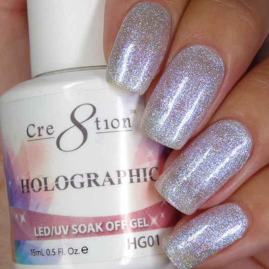 Cre8tion Holographic Soak Off Gel - 1