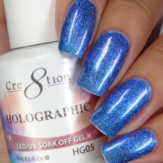 Cre8tion Holographic Soak Off Gel - 5