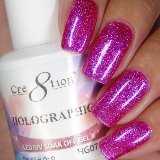 Cre8tion Holographic Soak Off Gel - 7