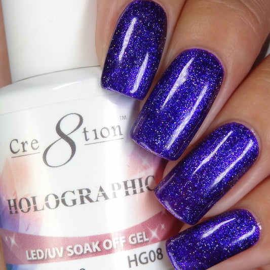 Cre8tion Holographic Soak Off Gel - 8