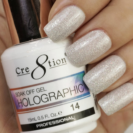 Cre8tion Holographic Soak Off Gel - 14