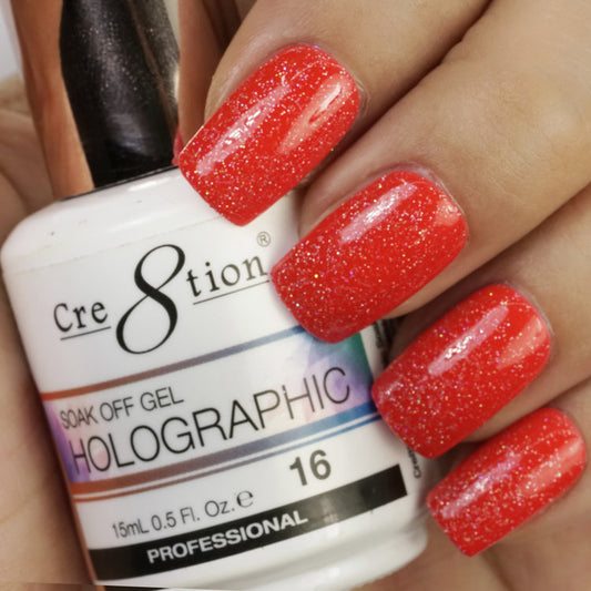 Cre8tion Holographic Soak Off Gel - 16