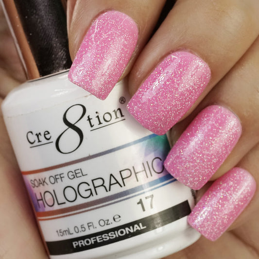 Cre8tion Holographic Soak Off Gel - 17