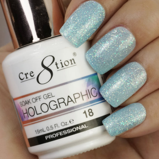 Cre8tion Holographic Soak Off Gel - 18