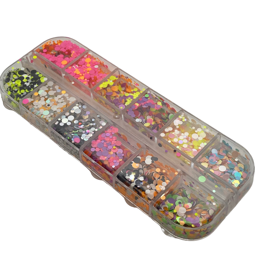 Mylar Confetti Rainbow Dots/ Circles #1