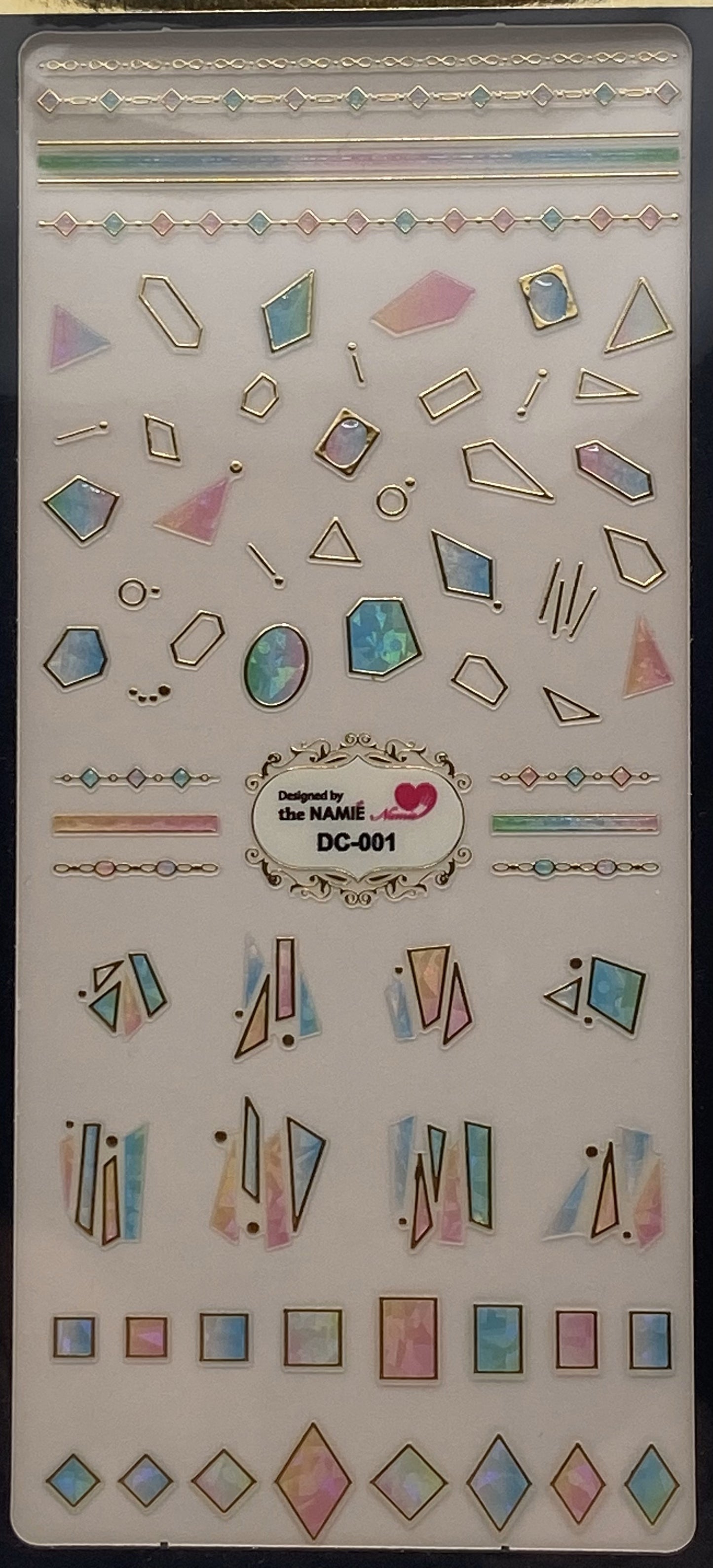 Nail Decal Metallic #DC001