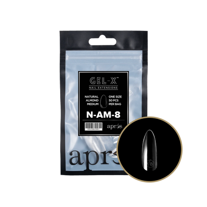 apres Gel-X Natural Coffin Extra Short