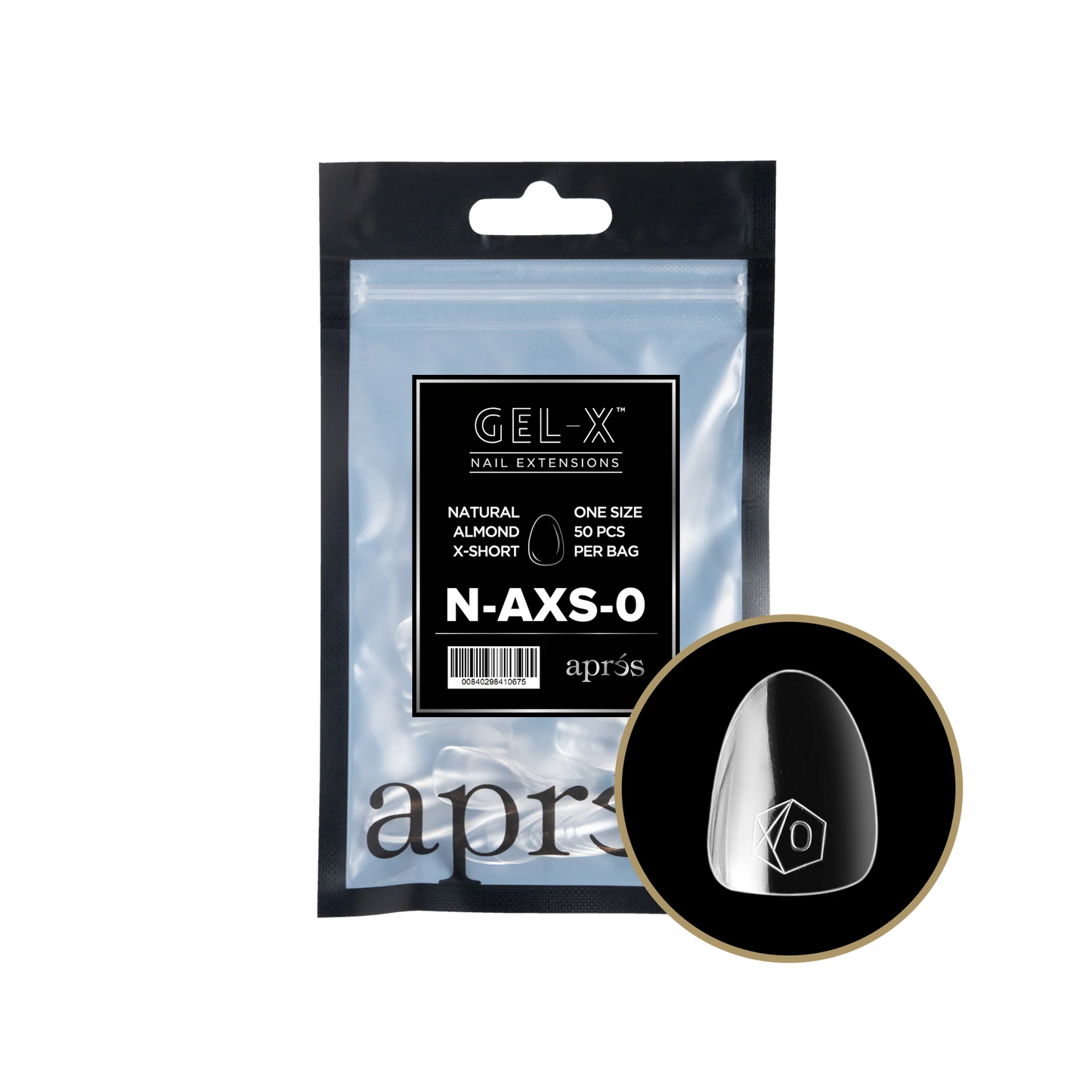 apres GEL-X Natural Almond Extra Short