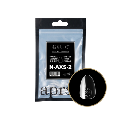 apres GEL-X Natural Almond Extra Short