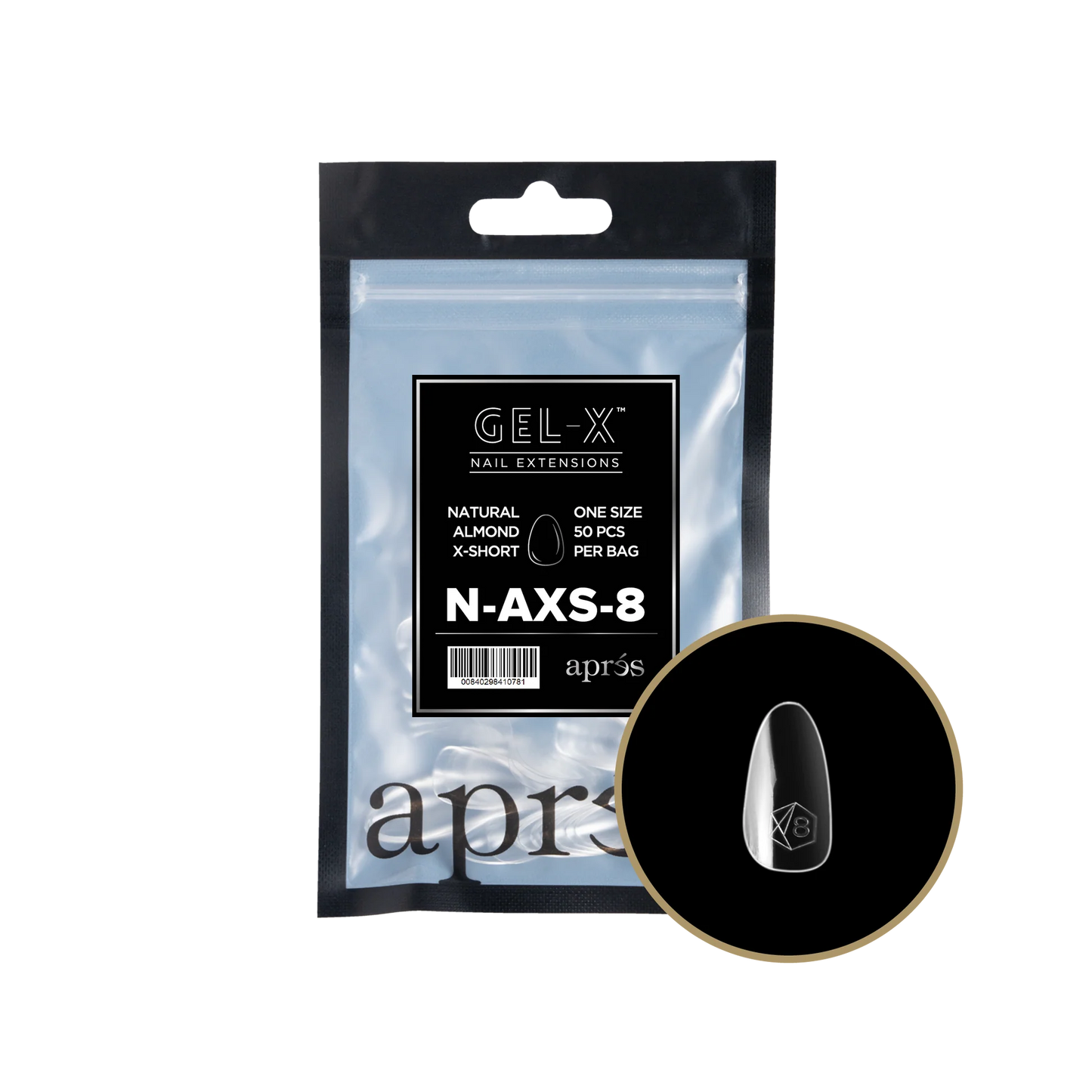 apres GEL-X Natural Almond Extra Short