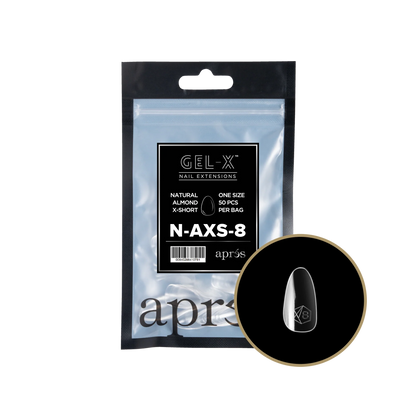 apres GEL-X Natural Almond Extra Short