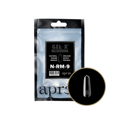 apres Gel-X Natural Round Medium