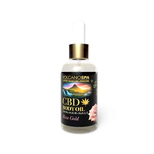 Volcano Spa CBD Body Oil – Rose Gold
