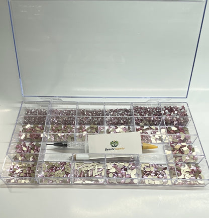 Rhinestone Charm Box #165