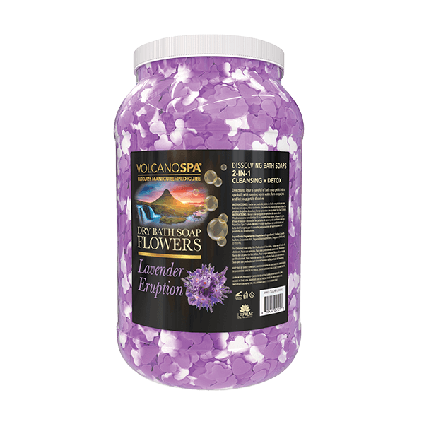 VolcanoSpa Dry Bath Flowers Lavender Eruption Gallon