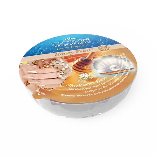 VolcanoSpa Luxury Manicure in a Bowl Honey Pearl Single