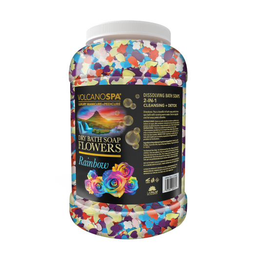 VolcanoSpa Dry Bath Flowers Rainbow Gallon