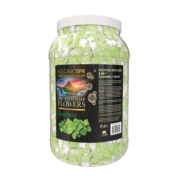 VolcanoSpa Dry Bath Flowers Spearmint Gallon