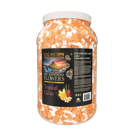 VolcanoSpa Dry Bath Flowers Tropical Citrus Gallon