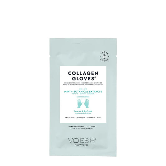 Voesh Collagen Gloves with Mint + Botanical Extracts 100/case