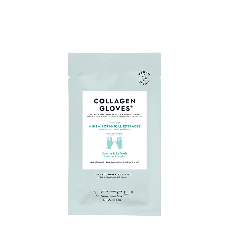 Voesh Collagen Gloves with Mint + Botanical Extracts each