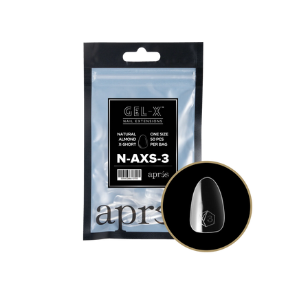 apres GEL-X Natural Almond Extra Short