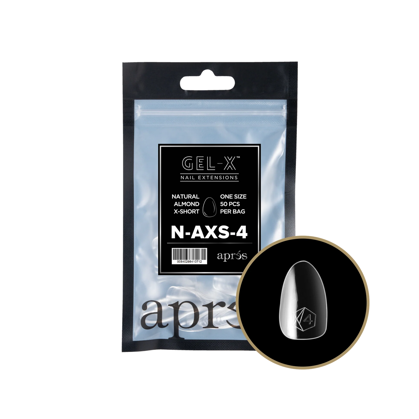 apres GEL-X Natural Almond Extra Short